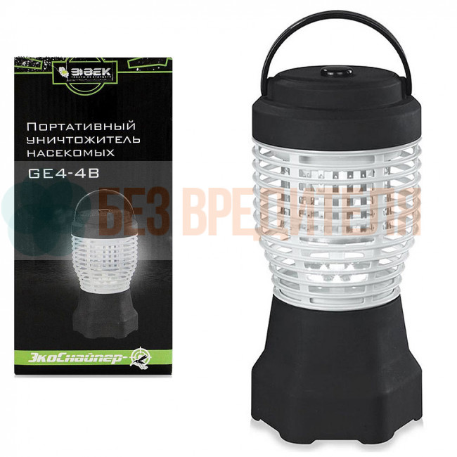 Лампа ловушка от комаров ЭкоСнайпер GE4-4B