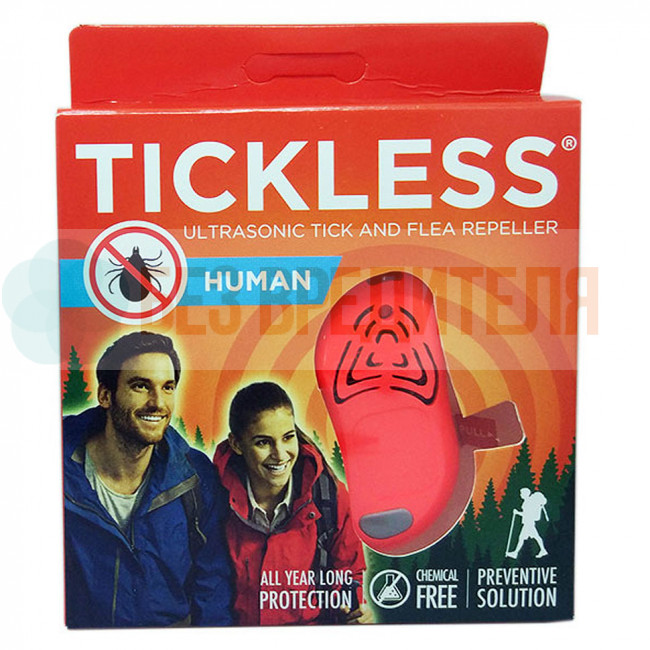 Отпугиватель клещей Tickless Human красный Отпугиватель клещей Tickless Human красный